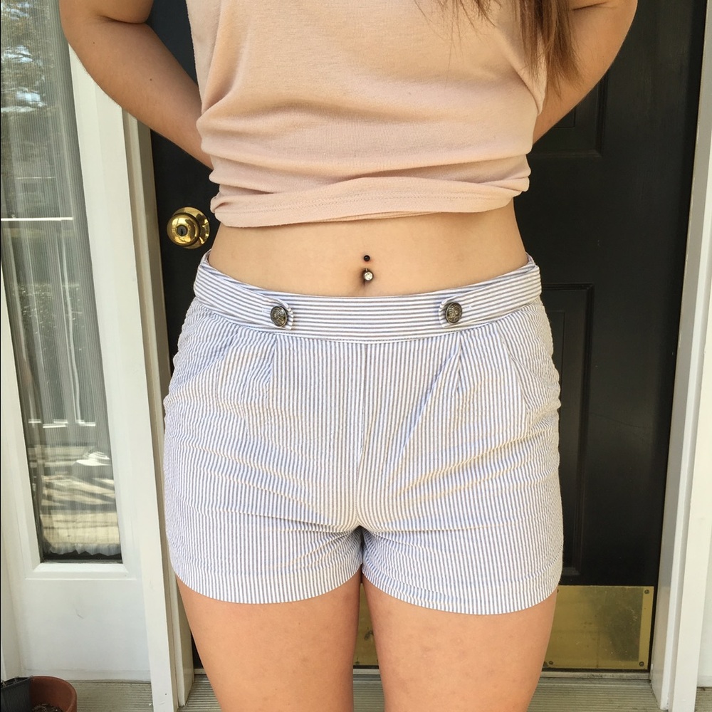 Seersucker shorts