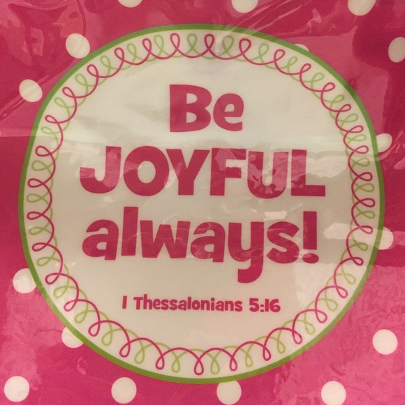 "Happy" 👜 Tote with Scripture - Picture 3 of 3