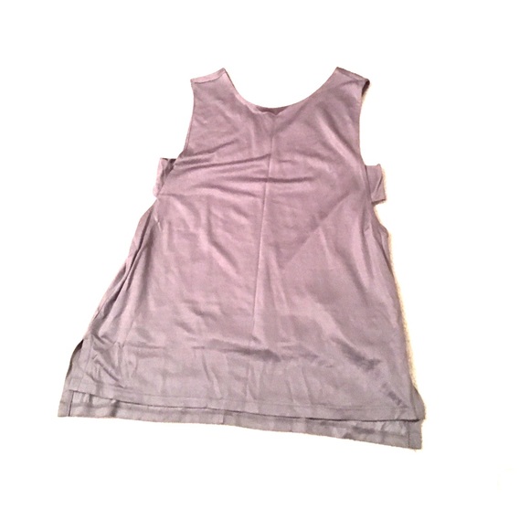 grey shift top, banana republic