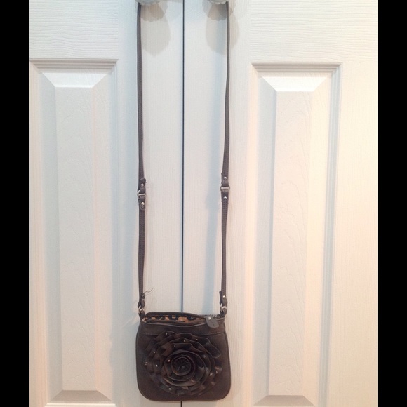Leopard lined cross body mini