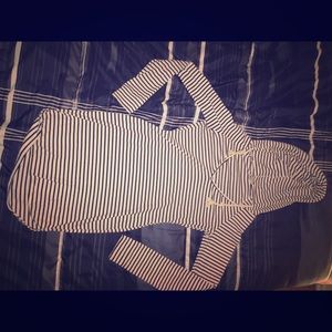 Long sleeve hooded dress