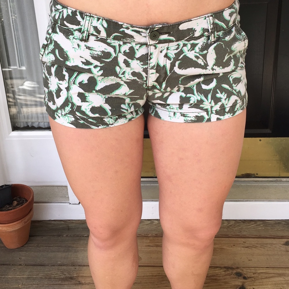 Tropical Print Shorts