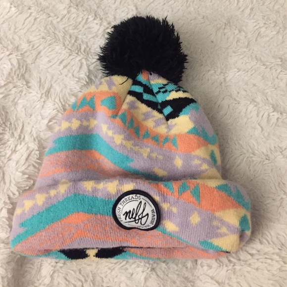 Neff Other - Tribal Pom Pom  NEFF beanie