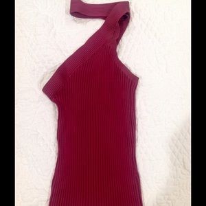 "Around the neck" silk top