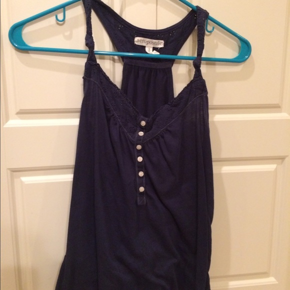 Aeropostale navy tank top
