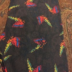 Lularoe OS Rainbow butterflies