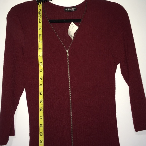 ‼️SOLD‼️NWT Valentine's Day burgundy dress - Picture 2 of 4