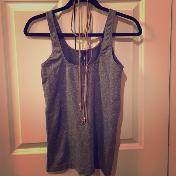 Gray tank top