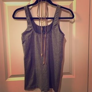 Gray tank top
