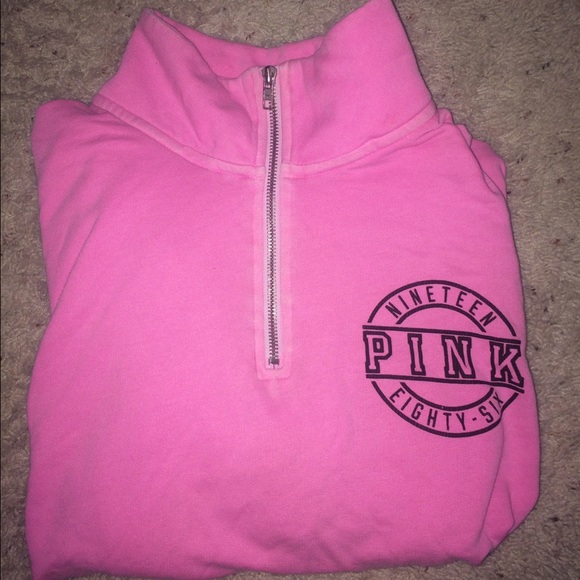 PINK HALF ZIP JACKET