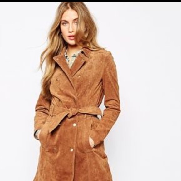 Suede Trench Coat.  Look luxe! Soft suede.