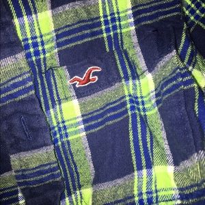 Blue and green plaid/flannel