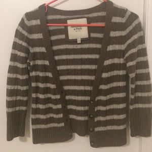 Abercrombie knit short cardigan