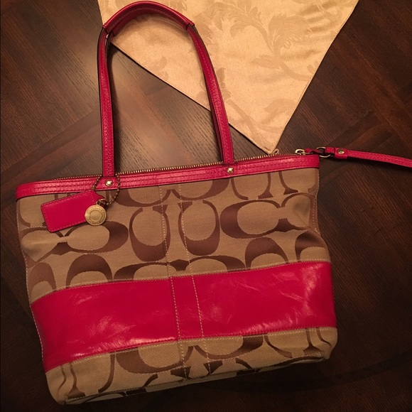 authentic coach tote bag