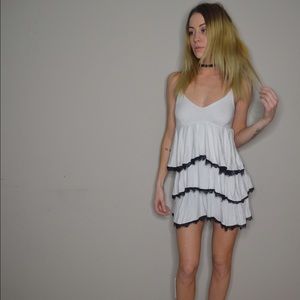 Lace Trim Dress
