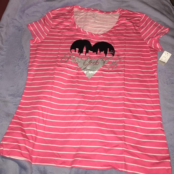 🔥NY & Co Pink & White Top