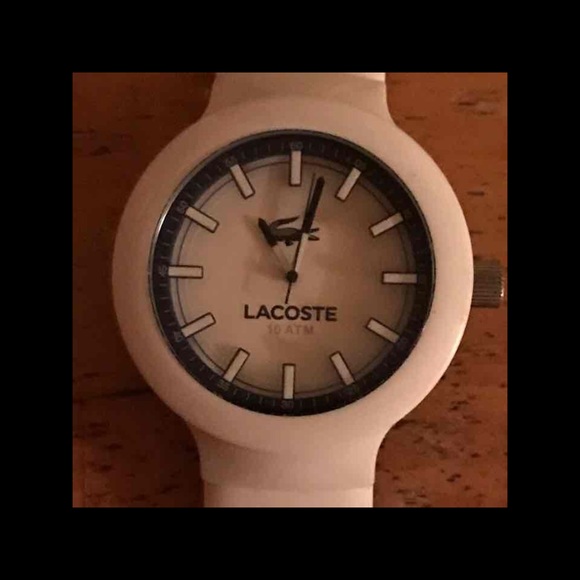 White Lacoste Unisex Watch BNWOT