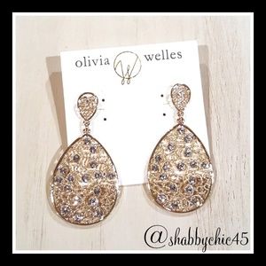 Olivia Welles Jewelry - Olivia Welles Lorene Gold & Crystal Earrings Olivia Welles Jewelry - Olivia Welles Lorene Gold & Crystal Earrings