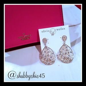 Olivia Welles Jewelry - Olivia Welles Lorene Gold & Crystal Earrings Olivia Welles Jewelry - Olivia Welles Lorene Gold & Crystal Earrings