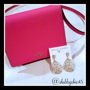 Olivia Welles Jewelry - Olivia Welles Lorene Gold & Crystal Earrings Olivia Welles Jewelry - Olivia Welles Lorene Gold & Crystal Earrings