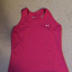 Pink underarmor workout shirt