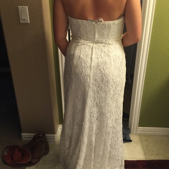 Galina Strapless Wedding Dress - Picture 2 of 4