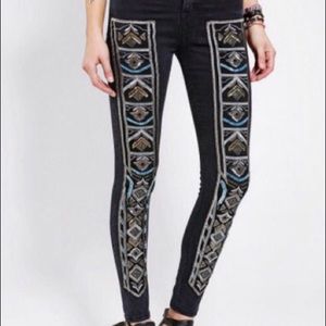 BDG Embellished Skinny Jeans