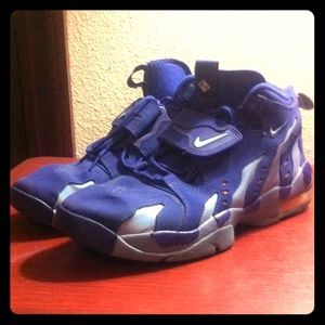 Purple grey and orange nike air