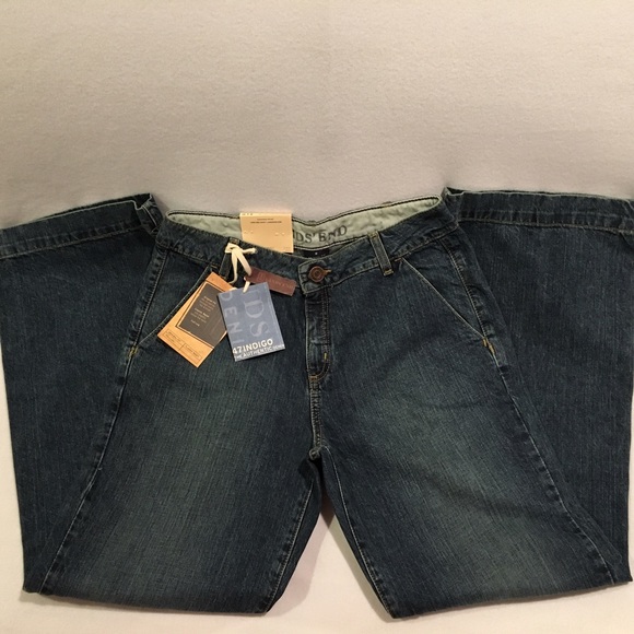 🌷SALE!🌷Lands' End Jeans NEW with Tags NWT Size 8 - Picture 2 of 3
