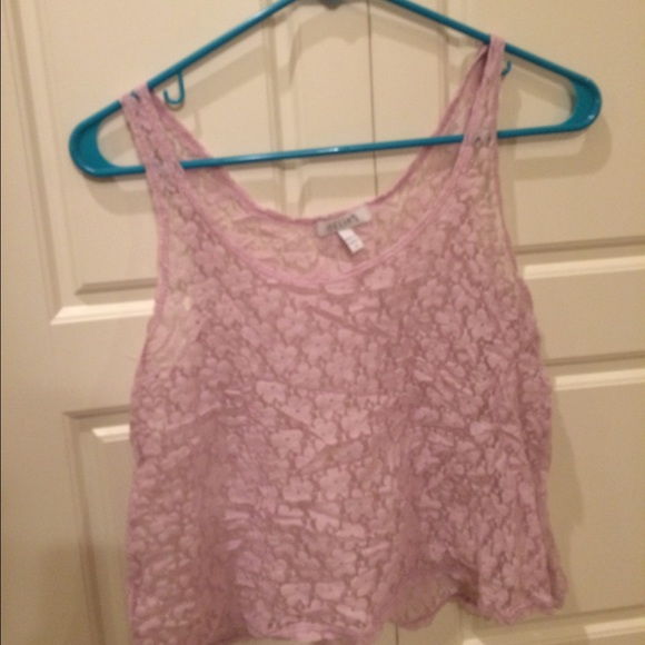 Lilacs lace floral top from delias