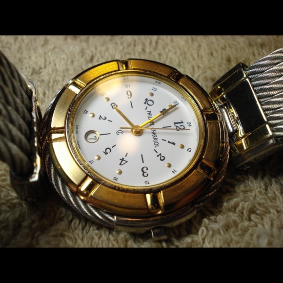 18KT Celtic 34mm Men's Cable Bangle Swiss Watch - Picture 2 of 4