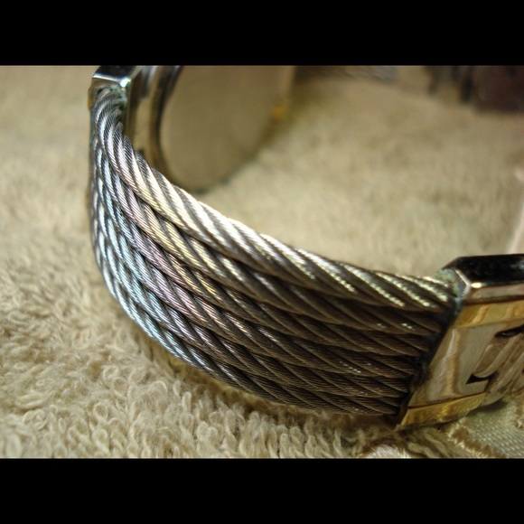 18KT Celtic 34mm Men's Cable Bangle Swiss Watch - Picture 4 of 4