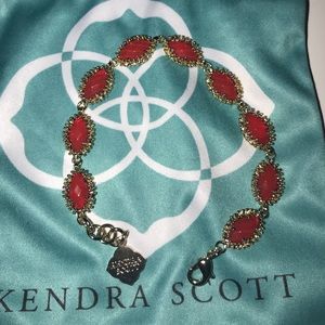 NEW Kendra Scott Red Jana Bracelet