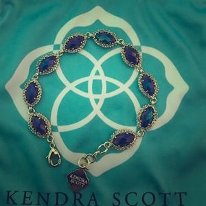 NEW Kendra Scott Jana Iridescent Blue Bracelet