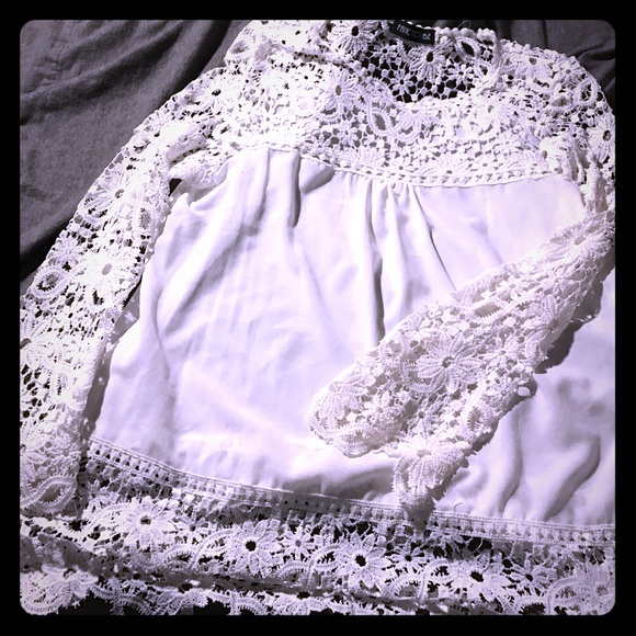 Long sleeve boho-chic top size XXL