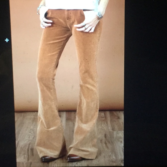 High Waisted Corduroy Flare Pants