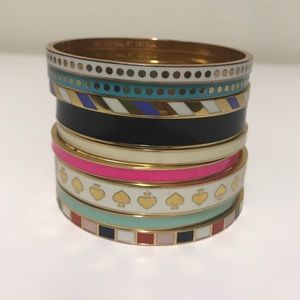 9 Kate Spade Idiom Bangles