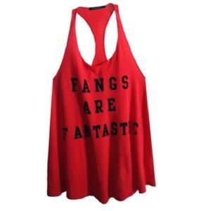Wildfox Fangs Are Fantastic Tank Medium