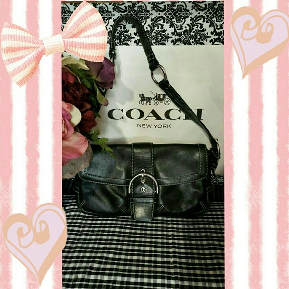 Coach Hobo Style Front Buckle Purse - Picture 8 of 8