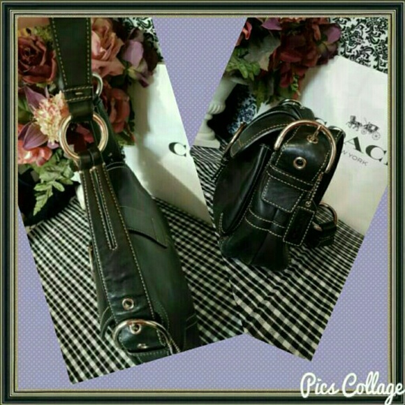 Coach Hobo Style Front Buckle Purse - Picture 5 of 8