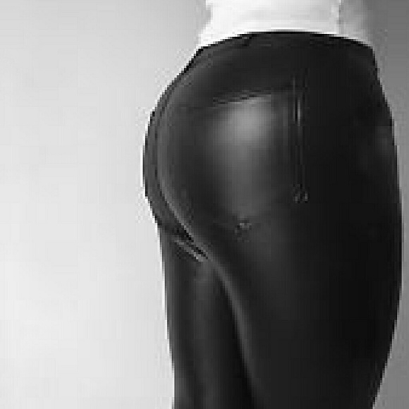 Black Faux Leather Leggings