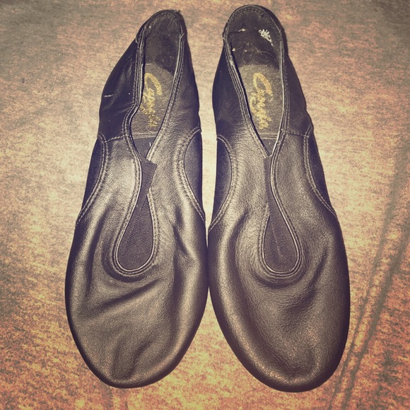 Capezio "E" series leather jazz shoes, never worn!