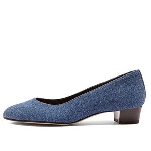 Denim Leslie Pump