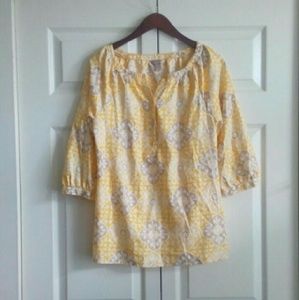 White Stag Yellow Blouse