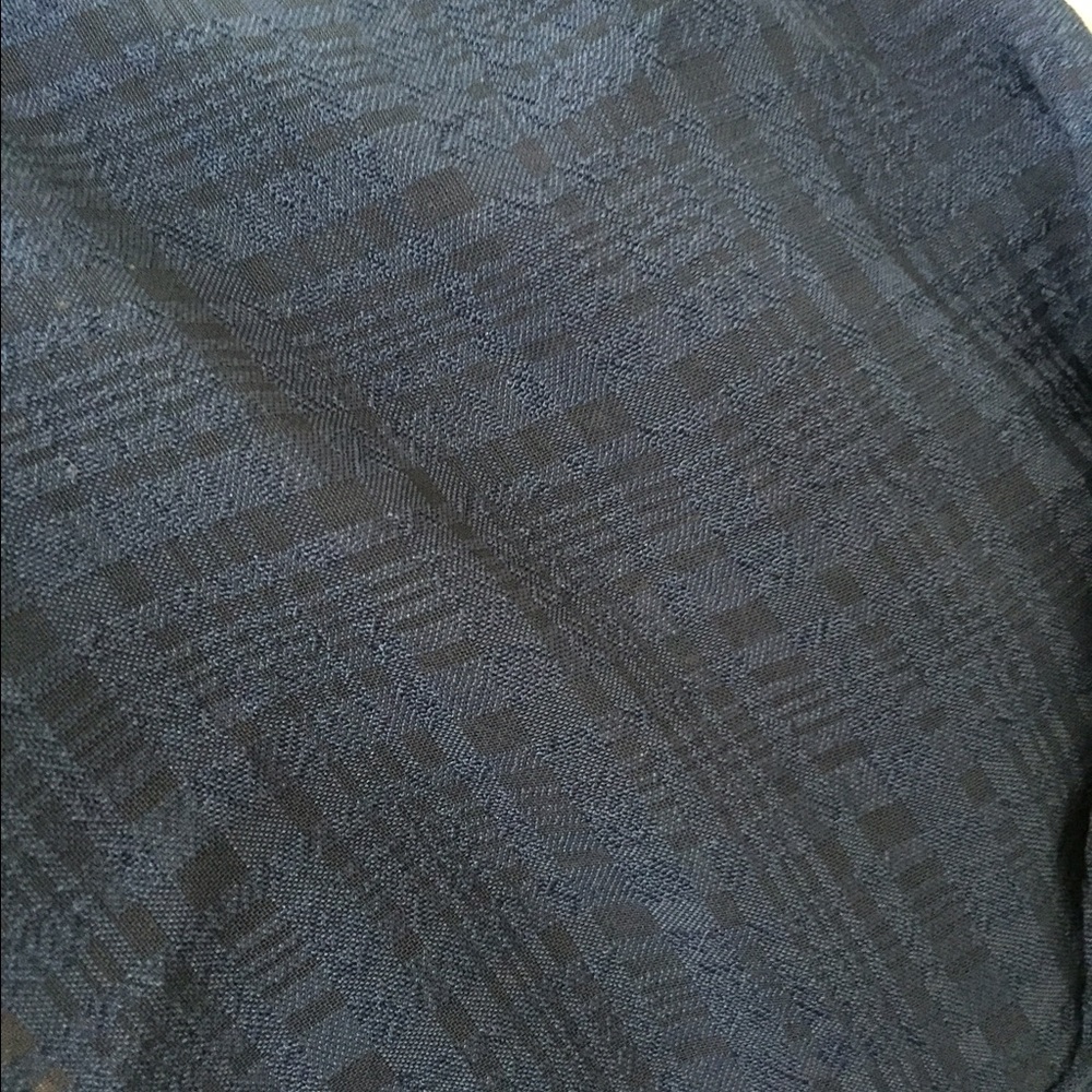 Navy chiffon dress - Picture 2 of 3