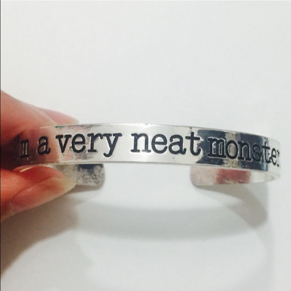 💕"I'm a very neat monster" Bangle - Picture 2 of 3