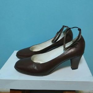 Vintage ankle-strap shoes
