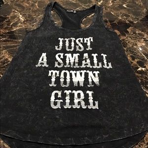 High low marble Tank