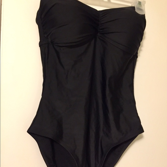NWT Med. old navy swimsuit removable straps black