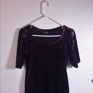 Velvet Minidress